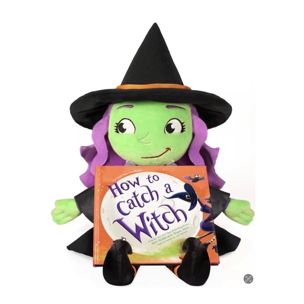 How to Catch a Witch Plush 15" Doll w/ Book  - Halloween - New‎ Kohl's Cares